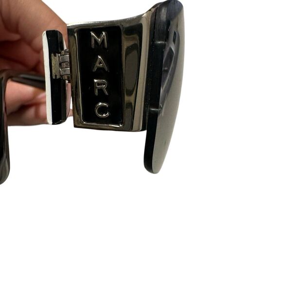 Marc By Marc Jacob Sunglasses MMJ 079/S Half Rim 0NQB5M 5915135 Unisex Rectangle - Picture 9 of 14